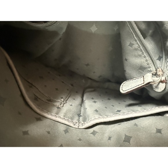 Fossil‎ Leather Crossbody Bag Turn Lock Key Charm Light Green Shoulder Purse - Picture 10 of 10